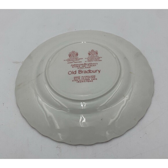 Johnson Brothers Old Bradbury Pink Bread Plate - Picture 3 of 4